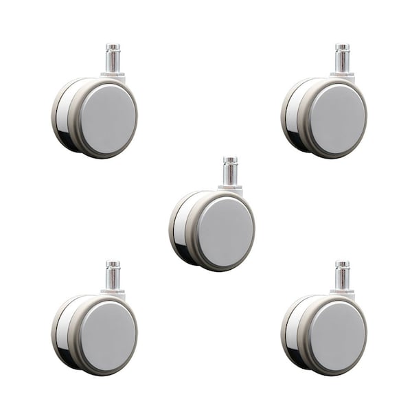 Service Caster 3 Inch MRI Safe Casters, 7/16 Grip Ring Stem, Set of 5, 5PK SCC-GR02S75-TPR-GRY-71678-MRI-5 - main
